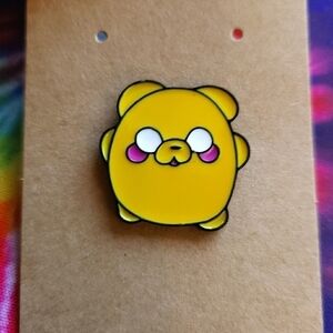 Small Jake The Dog Enamel Pin Brooch